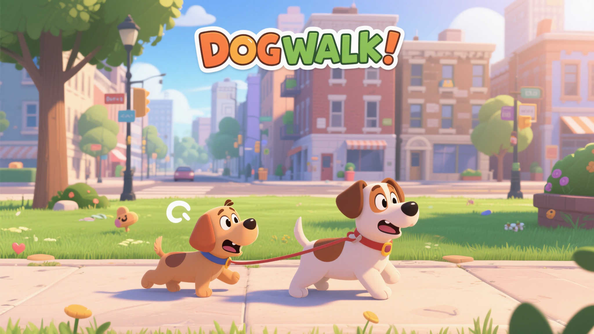 免费上线Steam！趣味反转游戏《DOGWALK》主人遛狗变狗遛人