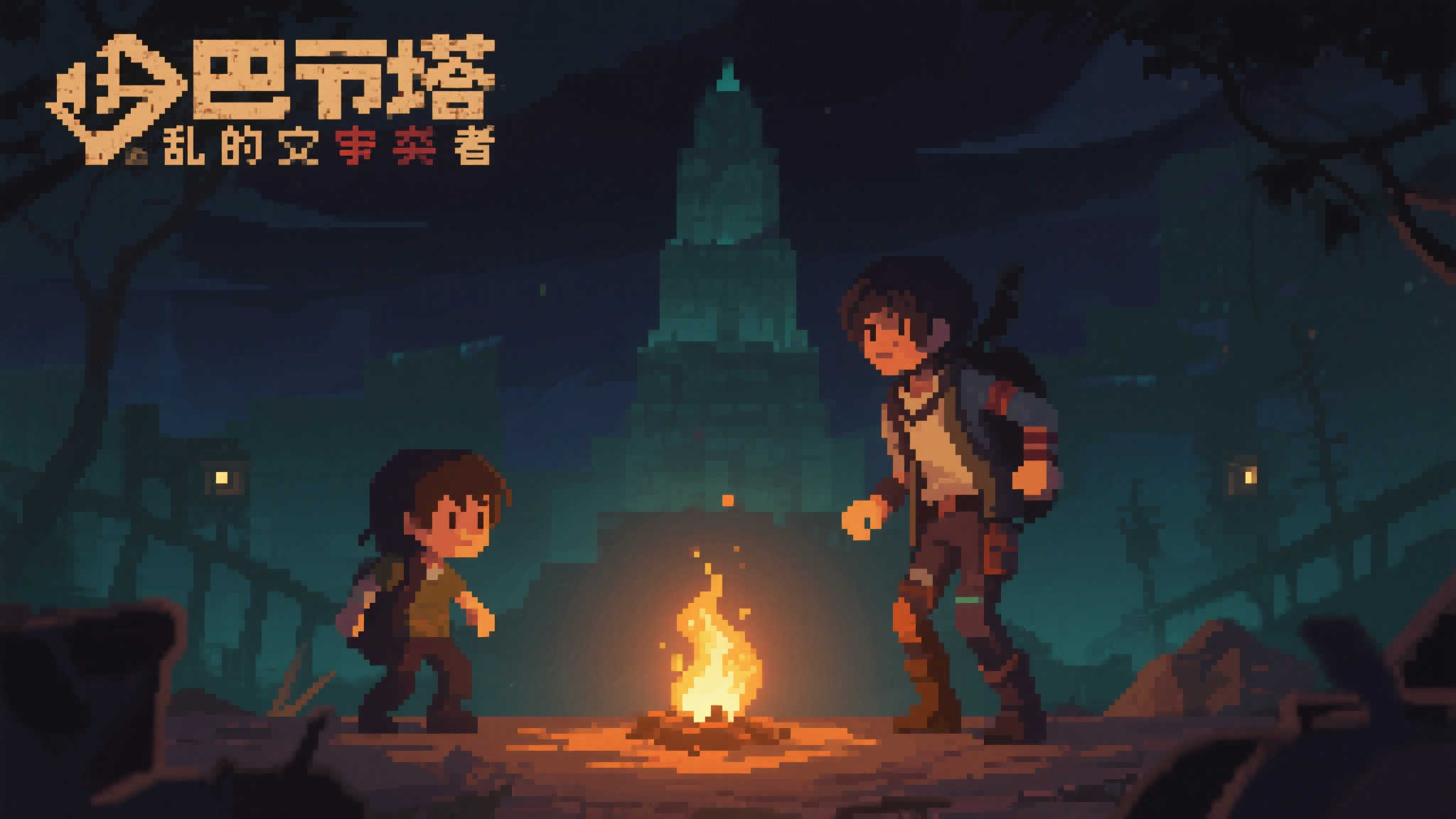 “2D生存动作RPG《巴别塔:混乱中的求生者》试玩版正式发布” 在视觉表现上,《巴别塔:混乱的幸存者》采