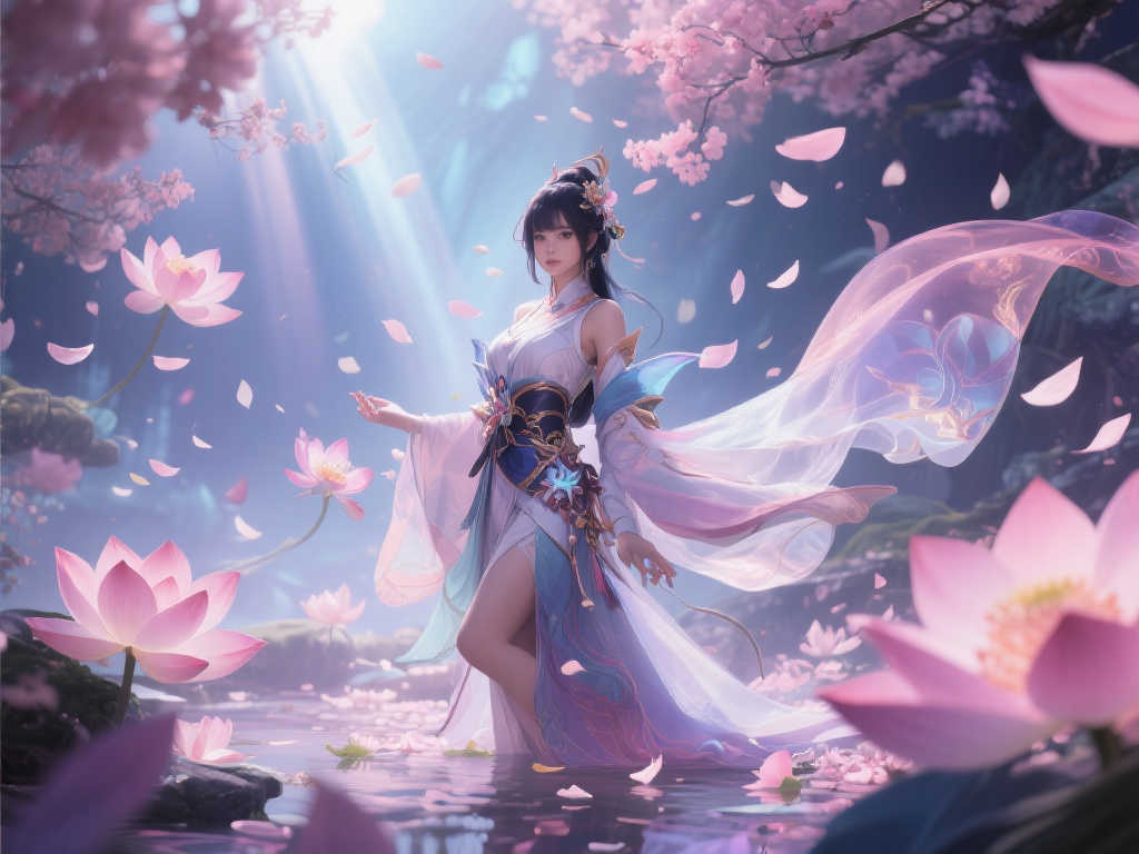 《LOL》灵魂莲华官方COS：绝美颜值与身材，令人惊艳！